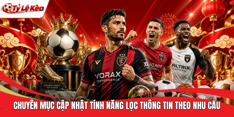 Chuyên mục cập nhật tính năng lọc thông tin theo nhu cầu